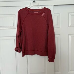 American Eagle Outfitters Cozy Red Sweatshirt